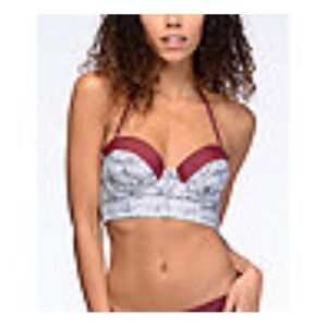 New with tags Zumiez Malibu Push Up Bikini Top